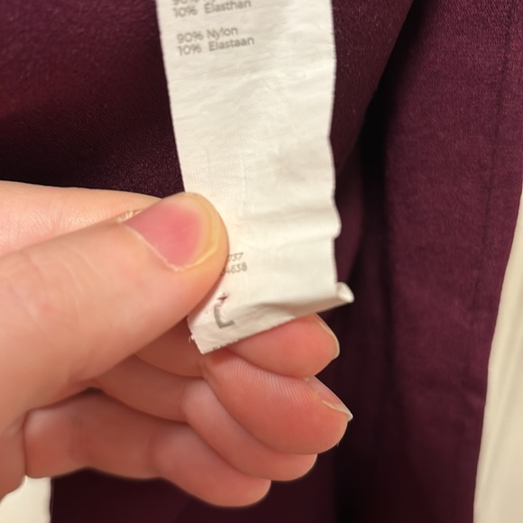 Fabletics Maroon Sculptknit Leggings - Picture 6 of 7